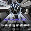 Pro Volkswagen VW 4ks 56/65/66mm Krytky středových krytů kol auta Náhradní příslušenství Pro Volkswagen VW R GTI Golf 5 7 Caddy