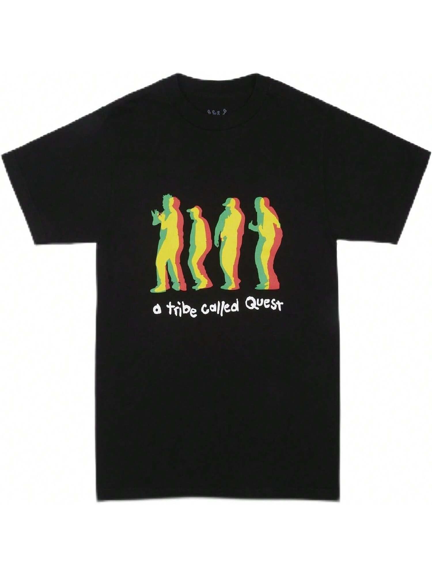 Официальный мерч A Tribe Called Quest Футболка Can I Kick It красная S разноцветный