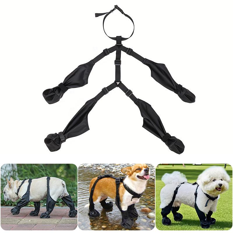 1PC Durable Waterproof Breathable Outdoor Pet Rain Boots Taking Photos Anti Slip Holidays Comfortable Multiple Sizes