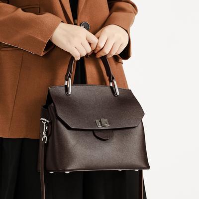 Genuine Leather Women's Tote Bag 2025 New Vintage Niche Handbag Women's High-end Commuter Shoulder Bag Crossbody Bag