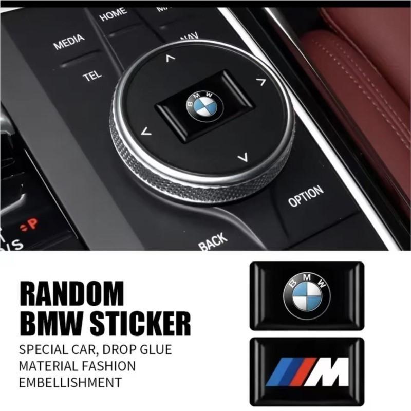 2/5/10PCS BMW E46 E39 E38 E90 E60 E36 F30 F20 X3 X5 X7 M Logo Car Steering Wheel Wheel Center Emblem Badge Sticker Decal Styling MM1