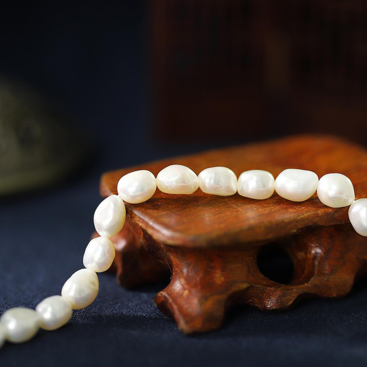 

Натуральный пресноводный жемчуг бусины для DIY ожерелья браслета серег изготовления ювелирных изделий 8-9mm 10pcs белый