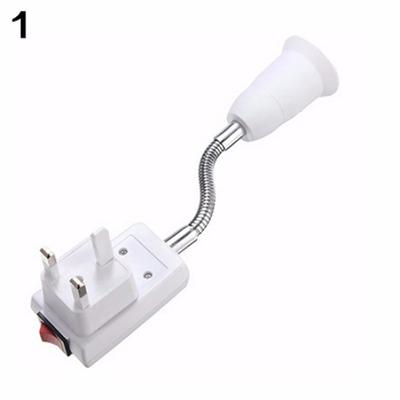 E27 LED-Glühbirnen-Lampenfassung, flexibler Verlängerungsadapter, Konverter, Schaltersockel