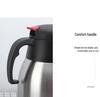 European Stainless Steel Insulated Kettle - Large Capacity Thermos for Hot Water and Tea