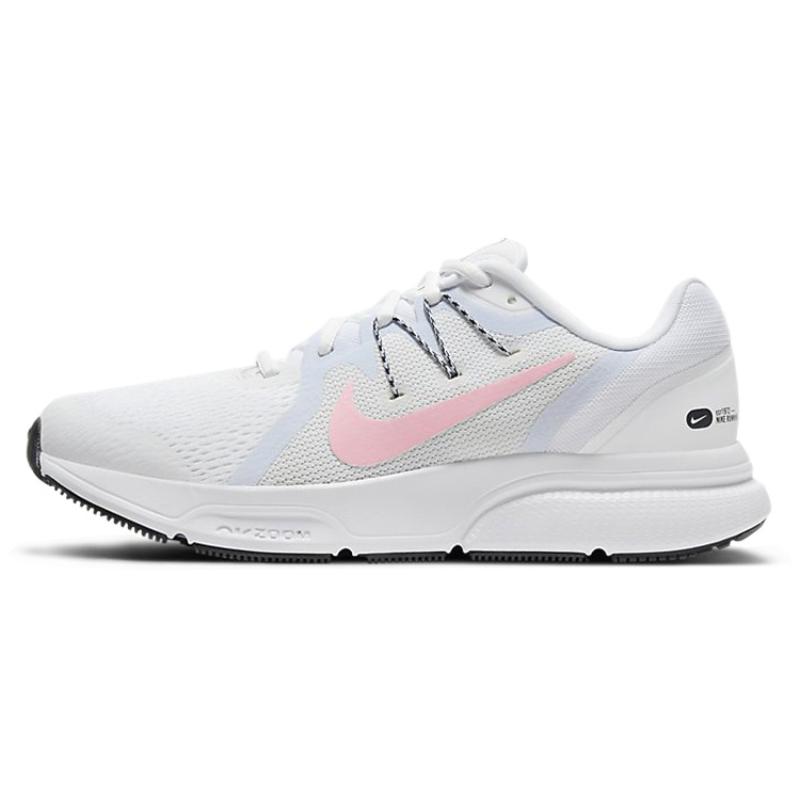 Nike Zoom Span 3 Shoes For White/Pink Women's Sneakers Casual CQ9267-105
