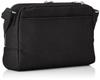 Ultima Tokyo Men's Silvio Shoulder Bag, Cotton Canvas and Leather, Black, Free Size (59639)