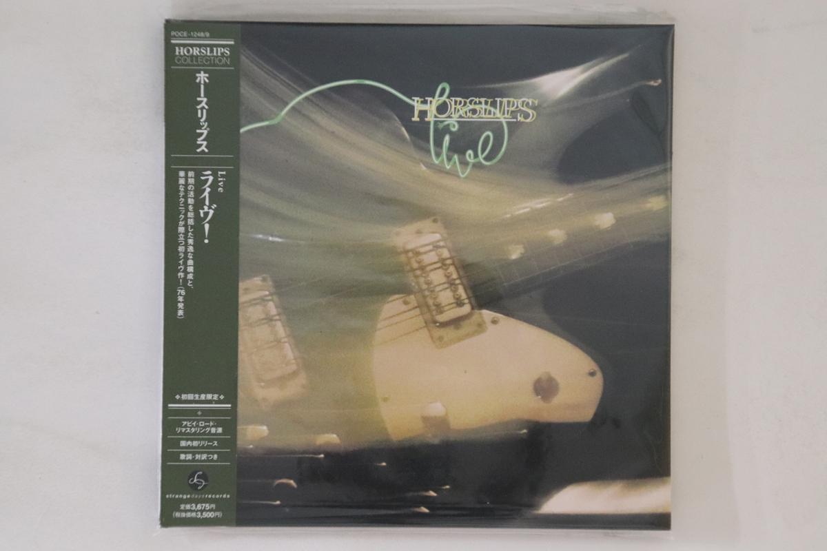 

CD HORSLIPS - Horslips Live POCE12489PROMO STRANGE DAY 2008 Japan Obi Rock Used