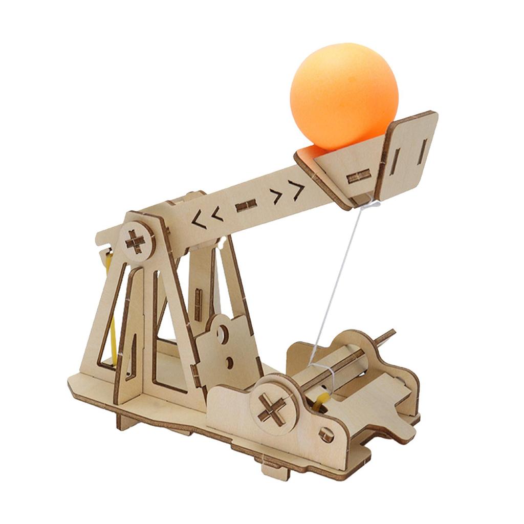 Stem Science Experiment Set Simple Catapults Educational Brain Teaser School Making Lever