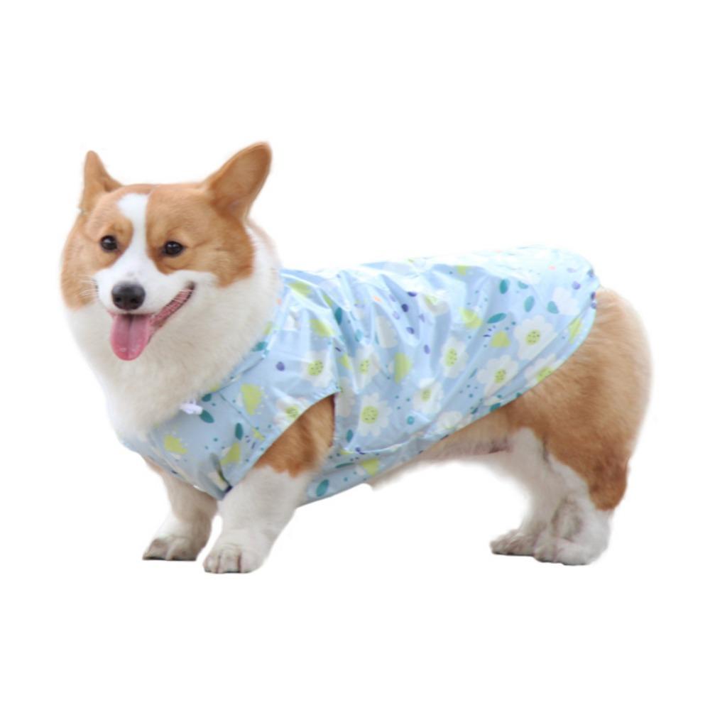 Pet It Teddy Pomeranian Puppy Raincoat Thin Pet Two-legged Raincoat Corgi Small Dog Pet Clothing