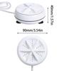 USB Mini Portable Ultrasonic Turbine Washing Machine for Travel Camping Dorm, Turbo Washer for Underwear Socks