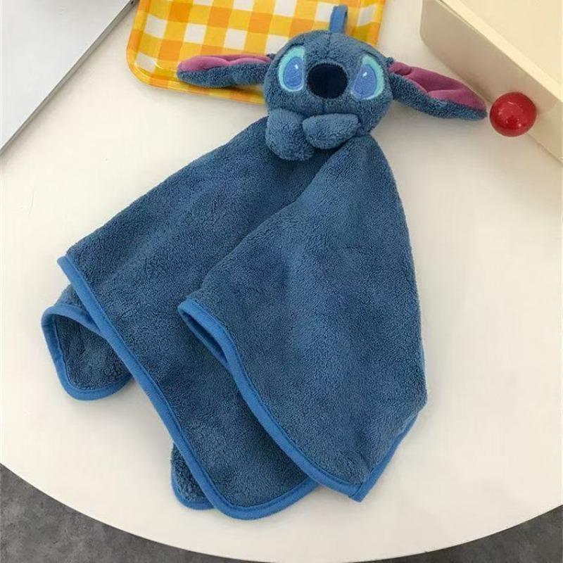 Stitch Animation Hand Towel Anime Stitch Kitchen Towel Cute Hanging Towel Cloth Household Bathroom Handkerchief