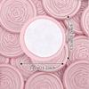 25pcs Peony Wax Seal Stickers - Pink Wedding Invitation Envelope Botanical Seal Stickers, Self- Adhesive Antique Gold Stickers,