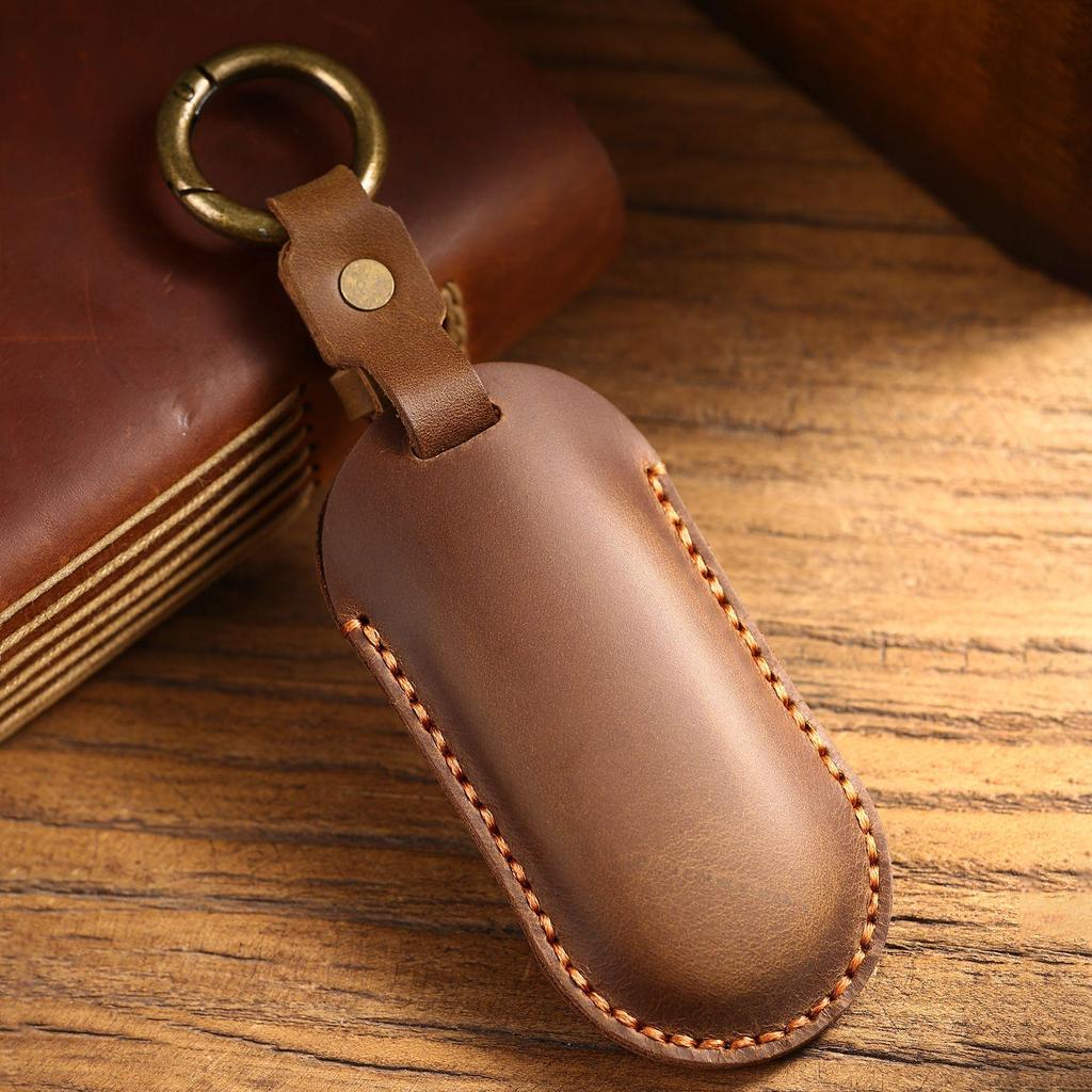 Ideal Genuine Leather Car Key Shell L9 L8 Protective Cover for Men and Women