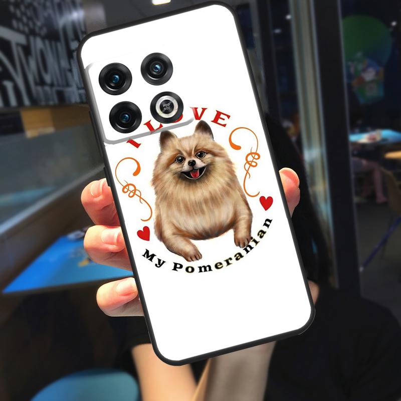 Pomeranian Aquarell Hund Hülle Für OnePlus 12R 13 R 12 11 9 10 Pro 8T 9RT 10T OnePlus Nord 4 CE 2 3 Lite N20 N30 Hülle