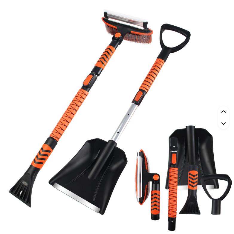 Automotive snow removal tools, snow brushes and shovels, car ice scrapers, winter automotive accessories, snow and ice removal shovels