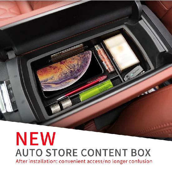 Smabee Armrest Box Storage for Citroen C5 Aircross 2017 - 2023 2022 2021 2020 Stowing Tidying Car Organizer Internal Accessories