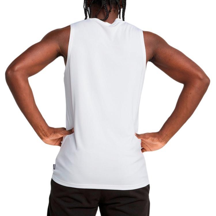 PUMA Tank Tops Men's White Crew Neck Moderate Other 630497-02