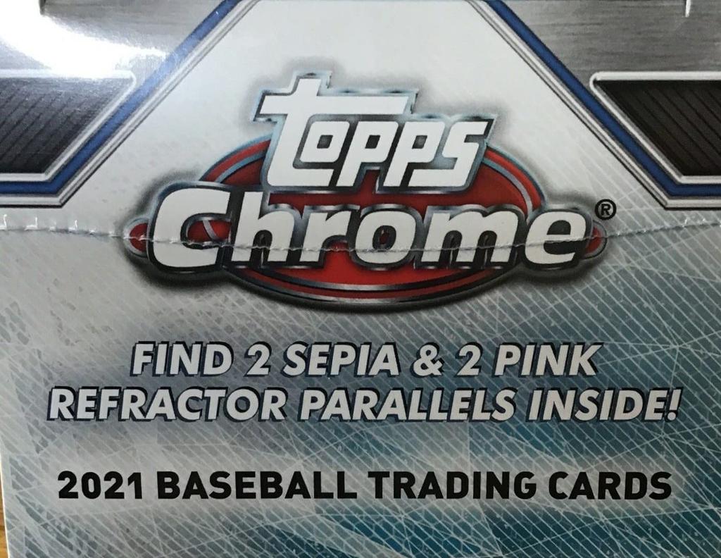 MLB 2021 Topps Chrome Baseball Card Blaster Box Tops Chrome Baseball Blaster Box Major League Baseball Cards
