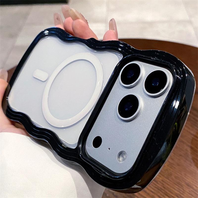 Transparent Magnetic Case for iPhone 17 Pro Max, Compatible with iPhone 13, 14, 15, 16
