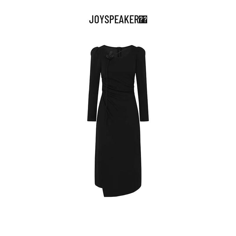 

JOY SPEAKER 2025 Весняна Сукня з Круглим Вирізом, Приталеного Крою, Середньої Довжини S