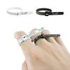 Ring Sizer: Soft Finger Measuring Ruler with Magnifying Glass and US Size Scale