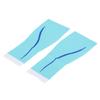 1 Pair Calf Compression Sleeve Breathable Lightweight Light Blue Footless Calf Sports Socks for Running Cycling