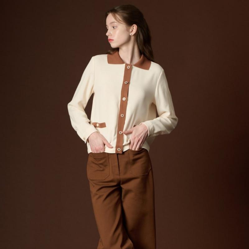 Bcbg Knit Patch Blouse B3f8b422
