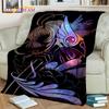 3D Cartoon Captor Anime Cute Card Sakura Blanket,Soft Throw Blanket for Home Bedroom Bed Sofa Picnic Office Cover Blanket Kids