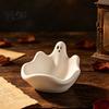 Aromatherapy Wax Container Halloween Ghost Storage Bowl Silicone Mold, DIY Jewelry Dish Candy Small Resin Casting Mold Desktop Organizer for