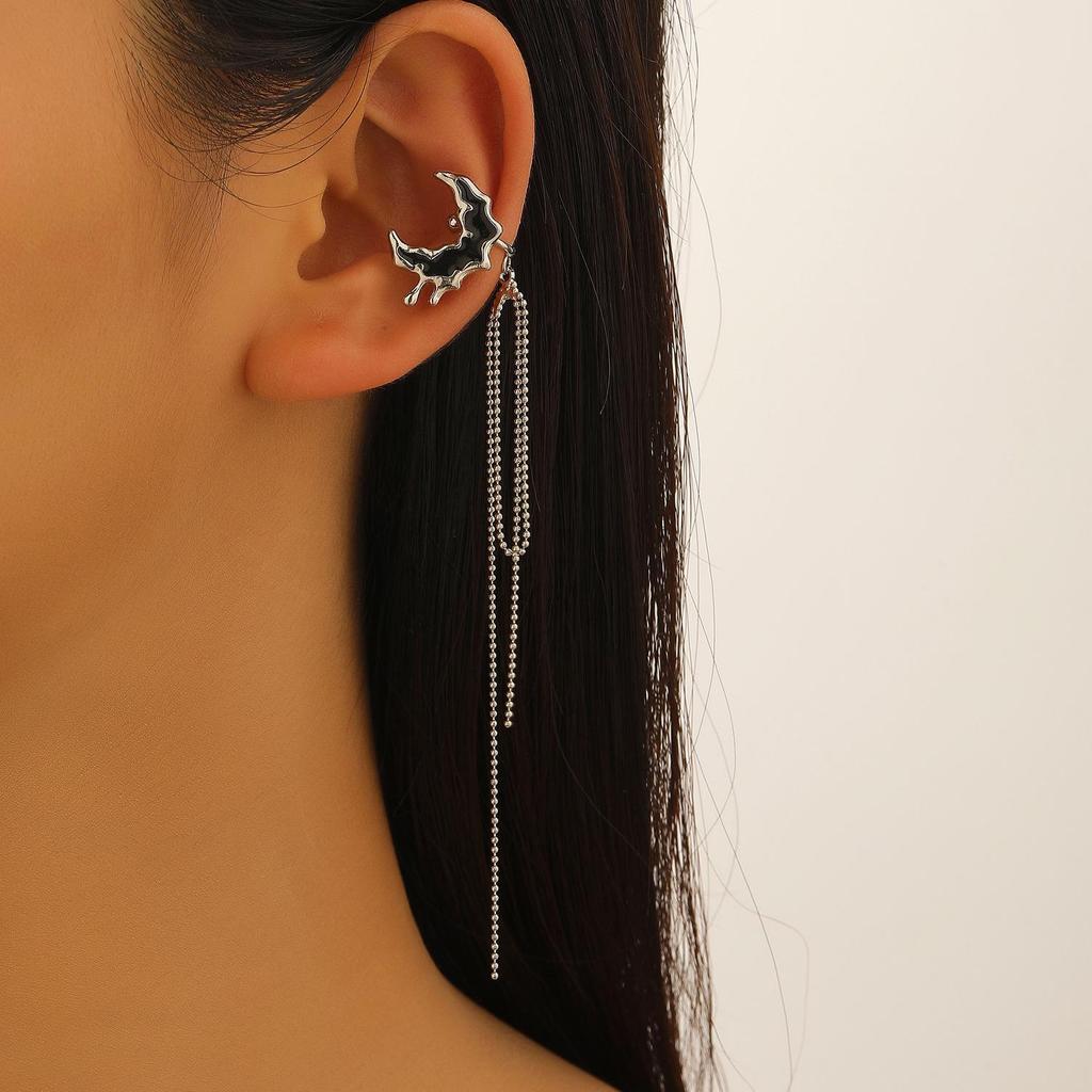 Liquid Lava Moon Star Pendant Necklace & Sweet Spicy Girl Earrings – European & American Style