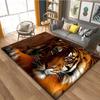 Extra Large Tiger Floor Mat Realistic 3D Tiger Print Mat with Mat for Living Room Bedroom Office Indoor Mat Modern Home Decor