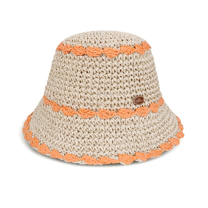 

CAPTEN Летняя панама с цветочной веткой Elle ELD3UEN013 Light beige