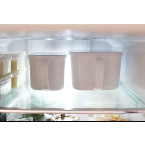 Čtvercová dóza FreshLock, Vzduchotěsná nádoba na koření, Nádoba na skladování miso, Čtvercová nádoba na miso, Nádoba na skladování potravin, Bílá, s RC S