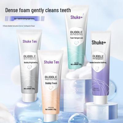 Shuke Foaming Toothpaste Multi-Effect Anti-Sensitivity 4-Pack