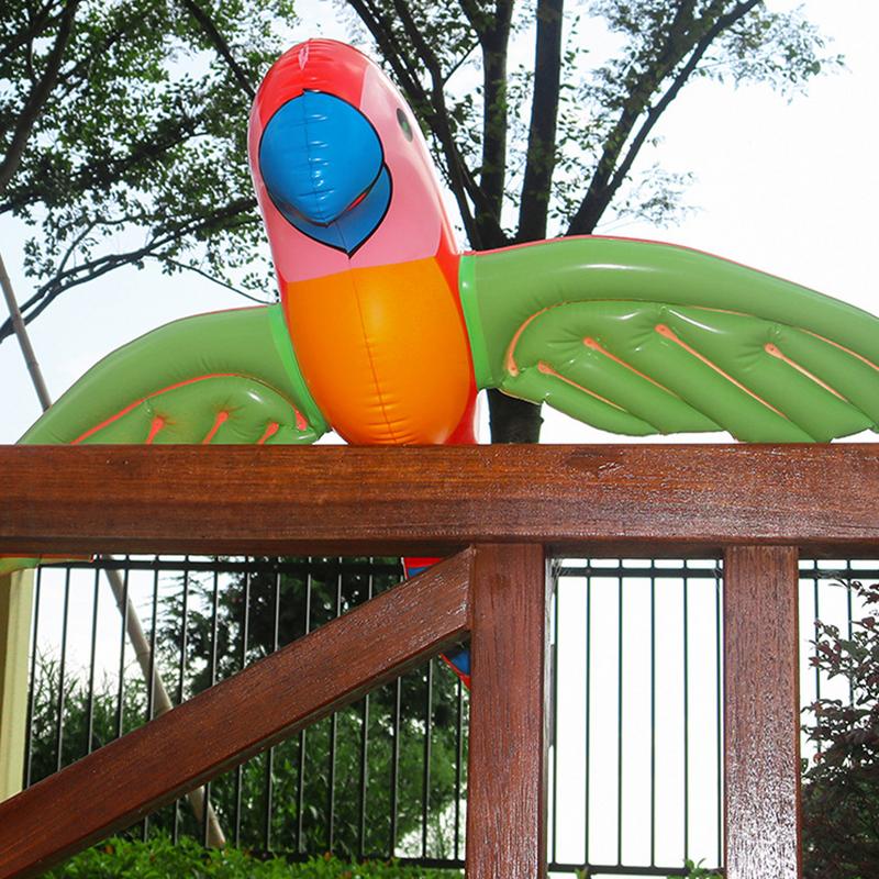 Parrot Party Decorations Cartoon Inflatable Pool Toy 2X Colorful Pool Toy Outdoor Beach Toy for Beach Gathering Swimming Pool