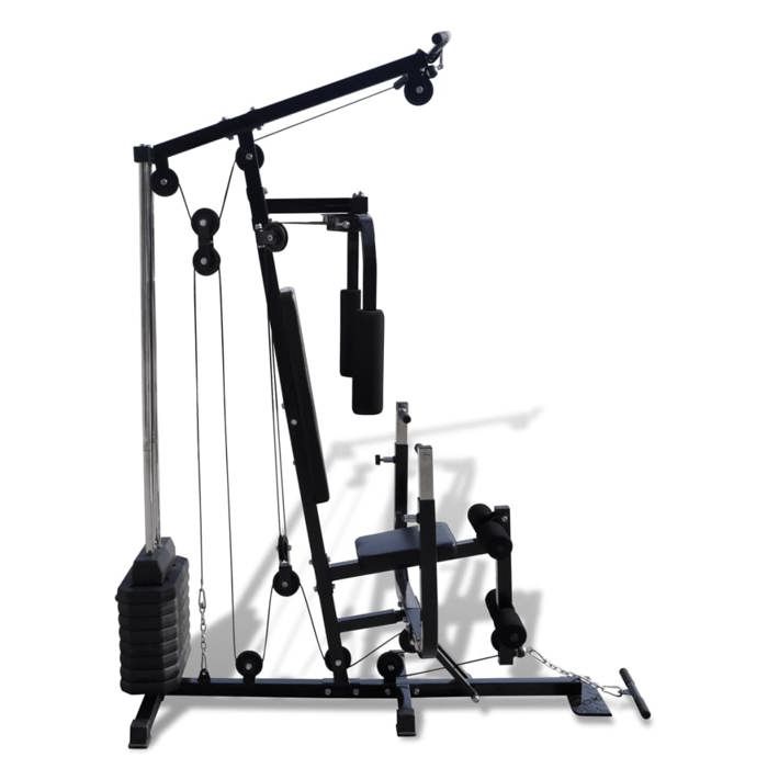 VidaXL Banc de Musculation Station de Musculation Fitness Entrainement Gymnase 90485