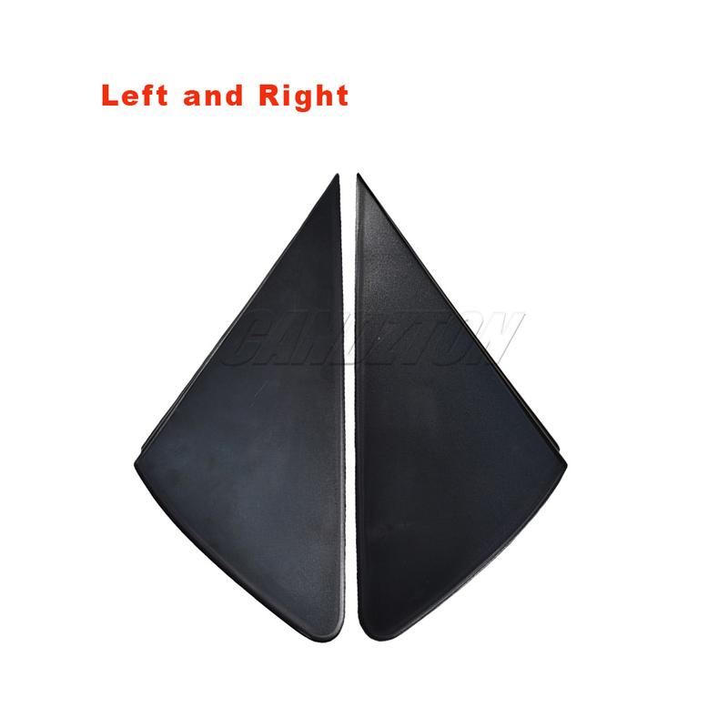 For Mercedes-Benz A-Class W169 New 1 Pair Wing Side Door Mirror Panel Trim L/R ABS Black A1696900187 A1696900287 Car Accessories