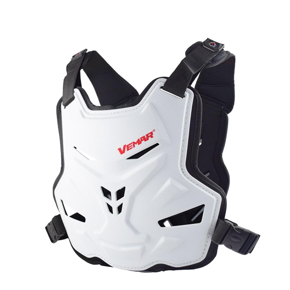 Vemar Giubbotto Corazza Corpo Moto Uomo Giacca Moto Giubbotto Motocross Attrezzatura Protettiva Off-Road Protezione Schiena Petto Fibbia Regolabile