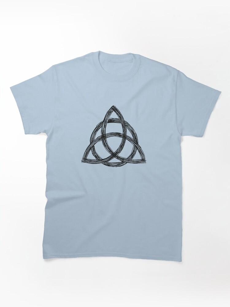 Charmed Charmed Sign / Triquetra / Witches Knot / Witch Symbol / Drawing for Spiritual Women Classic T-Shirt