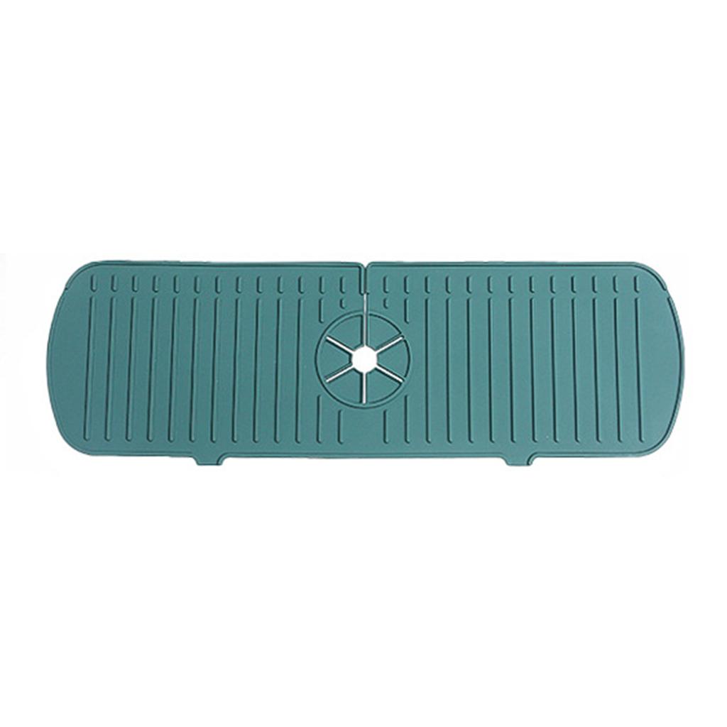 Kitchen Faucet Splash Pad Silicone Sink Faucet Splash Guard Mat Sponge Drain Rack Countertop Protector for Bath Kitchen Gadgets