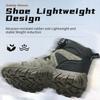 swivel button safety shoes anti-slip work shoes high-top micfiber leather work sneakers industrial waterproof work boots for men