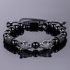 New Trend Double Leopard Head Handmade Tiger's-eye Bracelets  Accessories Handmade Men's Jewelry Pulseras Homme