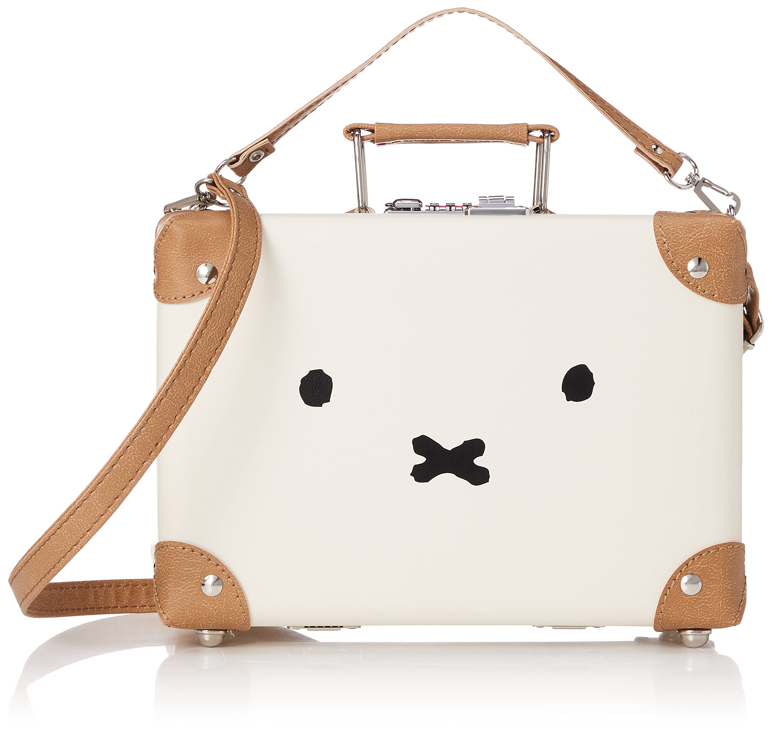 

Suitcase Miffy Trunk HAP3110 HAP3110 Face White [Hapitas] Mini