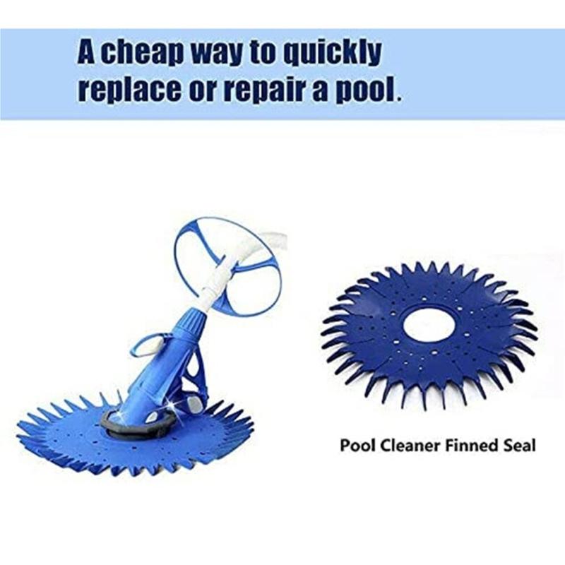 Pool Cleaner Finned Seal Disc Skirt Foot Pad W70327 W83275 W72880 Replacement for Zodiac G3 G4 Pool Cleaner Accessories