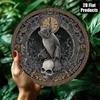 Retro Metal Tin Sign Art Circle 20x20cm Wall Decor for Living Room Bedroom