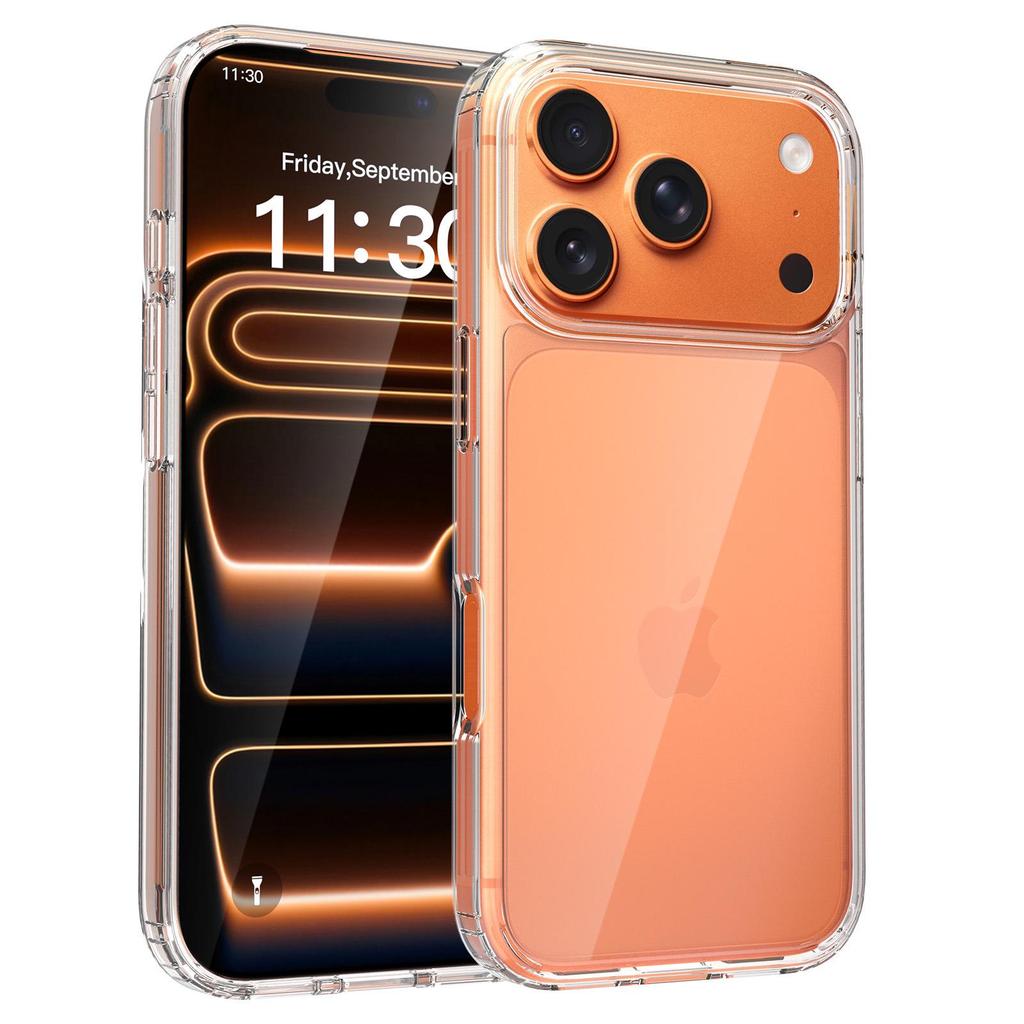 Magnetic Transparent Full Coverage Protective Case for Apple iPhone 17 Pro Max and 16 Plus