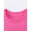 European and American Style Soft and Waxy Girls' Short-Sleeved Dress Summer Rose Red Rainbow Embroidered Knitted Skirt Casual Princess Skirt