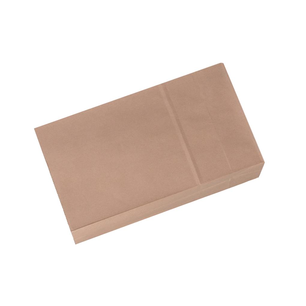 50Pcs Kraft Paper Bags Flat Grease Proof Snacks Cookie Sandwich Food
