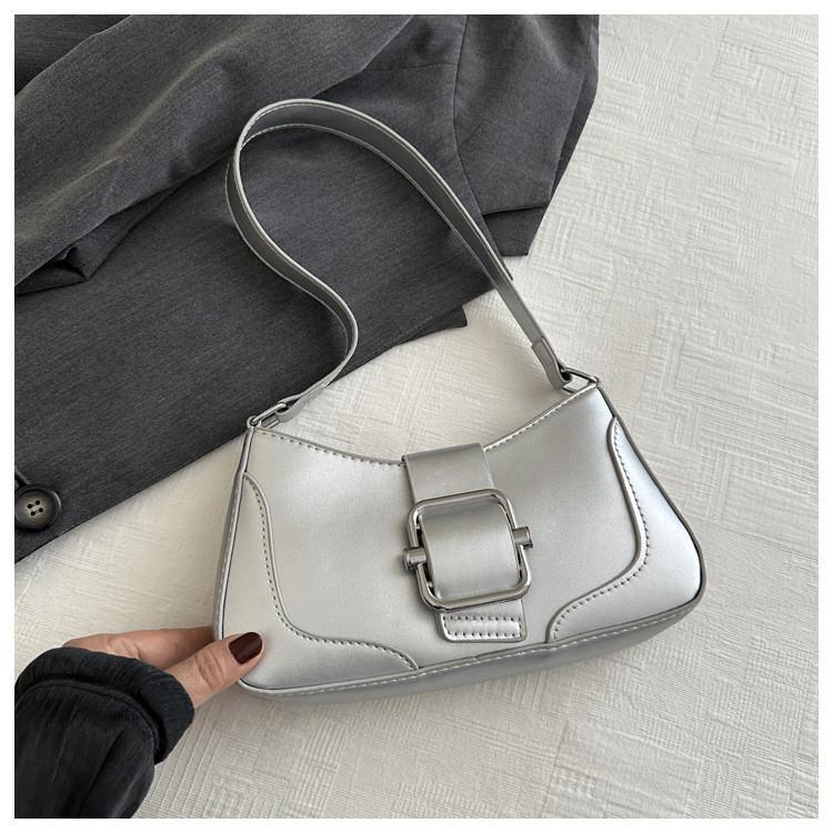 2024 Summer New Style Fashion Street Trend Women's Bag Pu Material Shoulder Bag High-end Underarm Bag