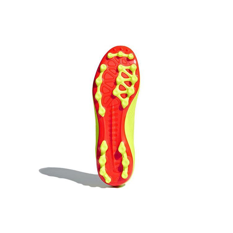 Adidas Predator 18.3 Round Toe Lace-Up AG (Rubber Short Studs) Slip-Resistant Durable Soccer Shoes Men Soccer Shoes Black Yellow BB7748